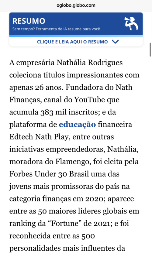Nath na Mídia
