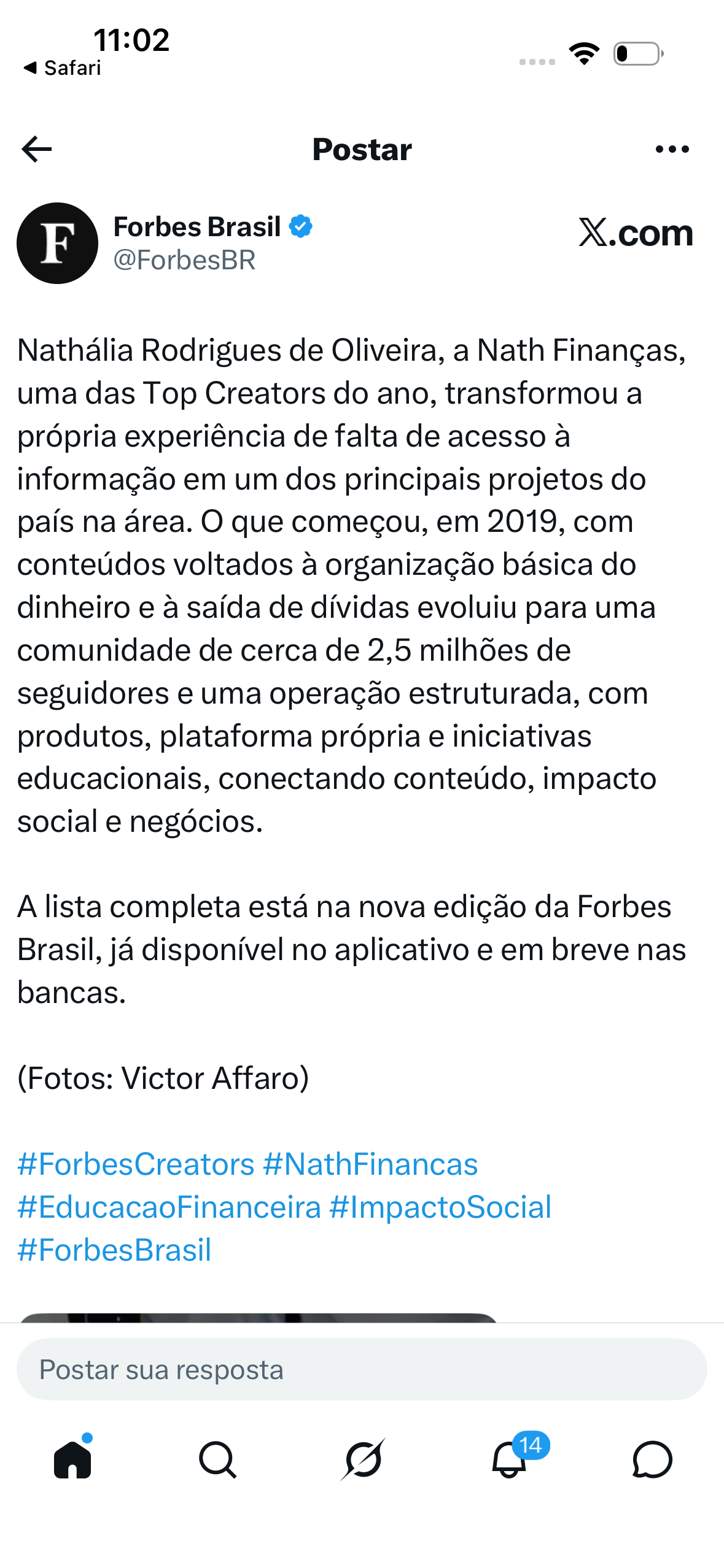 Nath na Mídia