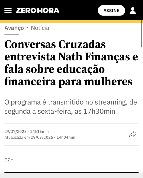 Nath na Mídia